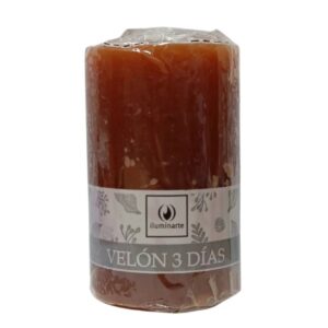 Velón 3 días x 1u. X 8cm MARRON