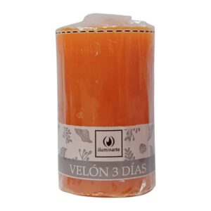 Velón 3 días x 1u. X 8cm NARANJA