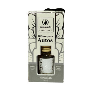 Difusor para autos y pequeños ambientes - Fragancia Hawaian