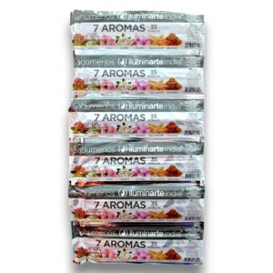 Iluminarte India 7AROMAS x 35 varillas (Blister x 6 sobres)