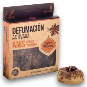 Pastillas de Defumación Activada ANÍS, CANELA y ROMERO x 4 U.
