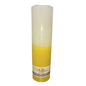 Velas 14D Doble Ofrenda Comb. 24cm BLANCA / AMARILLA
