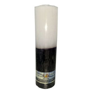 Velas 14D Doble Ofrenda Comb. 24cm BLANCA / NEGRA
