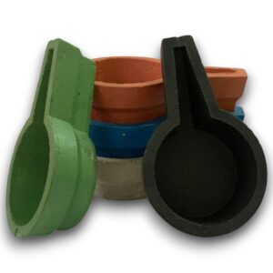 Sahumador Cemento 13,5 x 8,5 Varios Colores