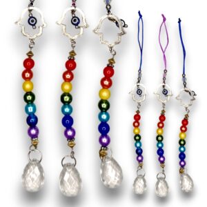 Colgante 7 Chakras Mano Cairel