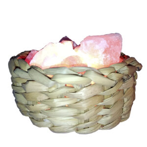 Lámpara de Sal CANASTA JUNCO