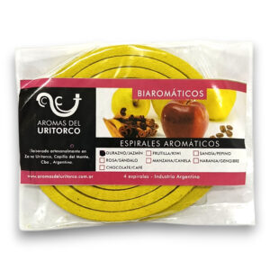 Espirales x 4 Unid. / Durazno - Jazmin