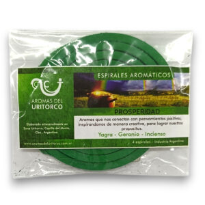 Espirales x 4 Unid. / Prosperidad: Yagra, Geranio e Incienso