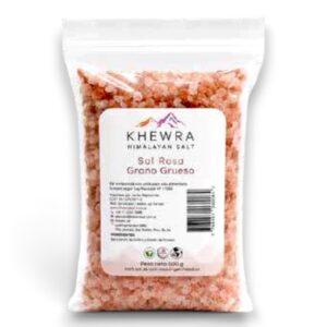 *Sal ROSADA GRUESA YODADA - Bolsa zipper 500gr.