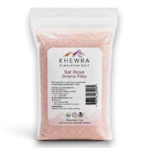 *Sal ROSADA FINA YODADA - Bolsa zipper 1Kg.