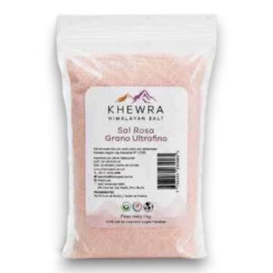*Sal ROSADA ULTRA FINA YODADA - Bolsa zipper 1Kg.