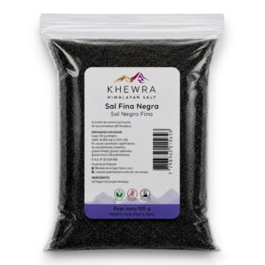 *Sal NEGRA FINA - Bolsa zipper 5Kg.
