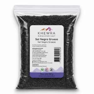 *Sal NEGRA GRUESA - Bolsa zipper 5Kg.