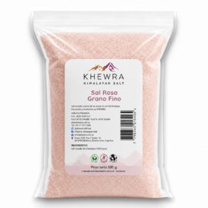 *Sal ROSADA FINA YODADA - Bolsa zipper 5Kg.