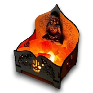 Lámpara de Sal CAJA AURA (Buda-Ganesha)