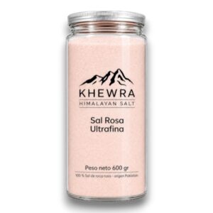 Sal Rosada Ultrafina Yodada - Lata PET 600gr.