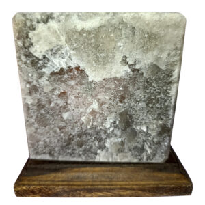 Lámpara de Sal GRIS Forma de CUBO