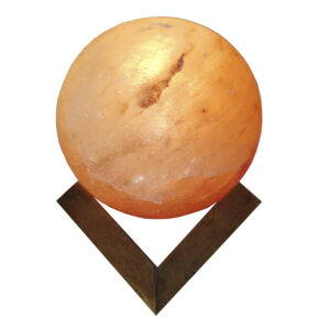 Lámpara de Sal REDONDA con Base DIAGONAL