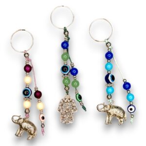 Llavero Dije Metal con Ojo 22