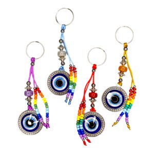 Llavero Ojo Metal 7 Chakras