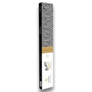 Alaukik Long 50cm. NEGRO Y ORO / BLACK AND GOLD