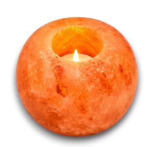 *Porta vela de Sal del Himalaya forma DONUT