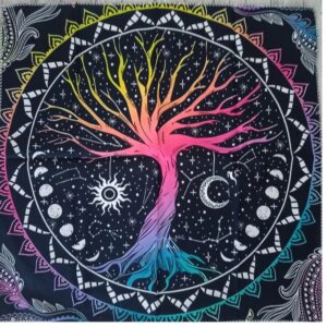 Paño de Tarot 60×60 cm