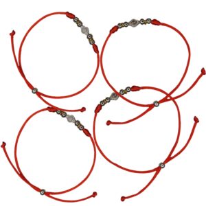 Pulsera San Benito / Hilo de Seda Rojo