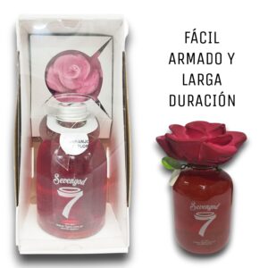 Rosa Afrodita Naranjo en Flor