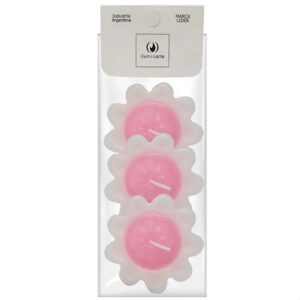 Flotante Blanca x 3u. 2X6cm ROSA