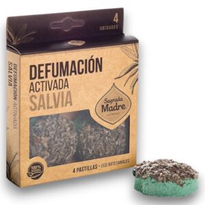 Pastillas de Defumación Activada SALVIA BLANCA x 4 U.