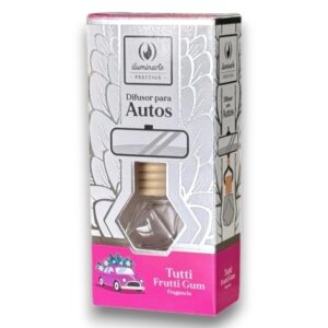 Aromatizante de Auto Diamante 8 ml. TUTTI FRUTTI GUM