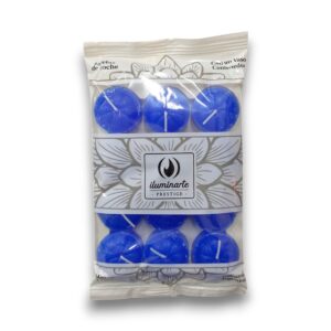 Vela de Noche - AZULES Chicas para Hornito (12u.)