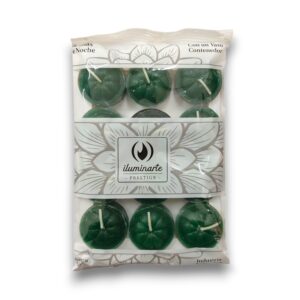 Vela de Noche - VERDES Chicas para Hornito (12u.)