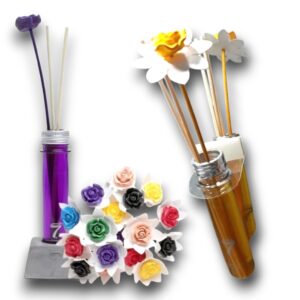 Varilla Flor para Difusor Amarillo