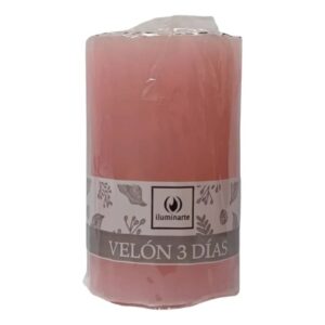 Velón 3 días x 1u. X 8cm ROSA