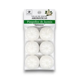Vela de Noche Aromáticas - Pimpollos de Jazmin "Optimismo"