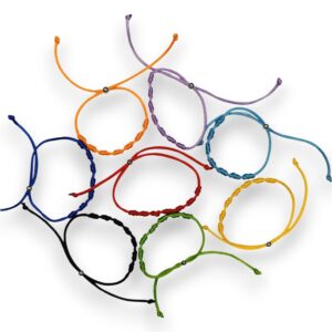 Pulsera 7 Nudos / Hilo de seda VARIOS COLORES