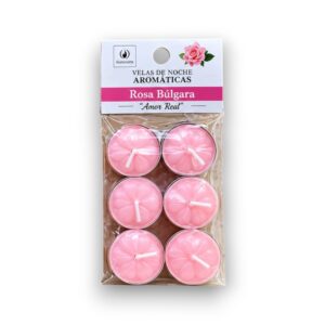 Vela de Noche Aromáticas - Rosa Bulgara "Amor Real"
